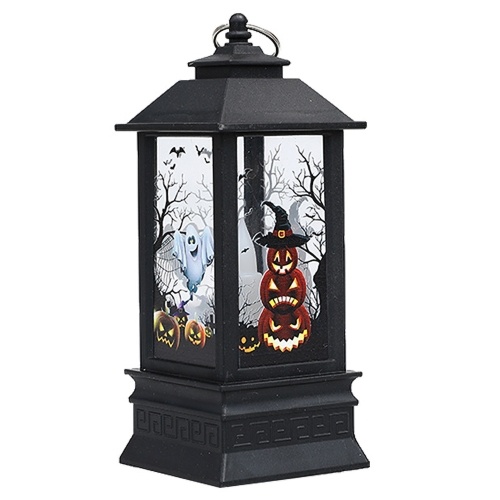 

Halloween LED Lantern LEDs Fairy Lights Lamp Witch Bats Skull Pattern LED Halloween Hanging Lighting Battery Operated for Home Party Porch House Bar Backyard Decoration