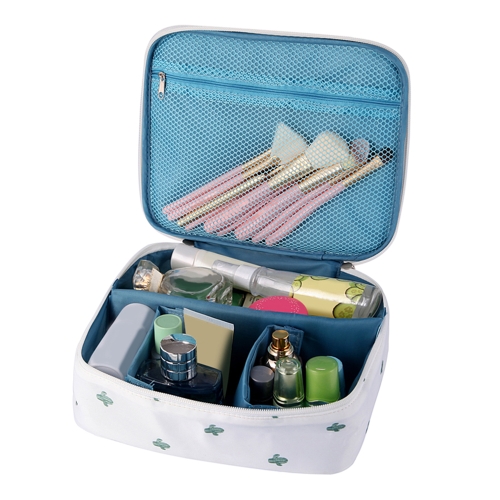 Flamingo Esthéticienne Cosmétique Cas Double Fermeture Éclair Femmes Voyage Organisateur Étanche Portable Grande Capacité Sac De Rangement Maquillage Sacs Trousses De Toilette A1