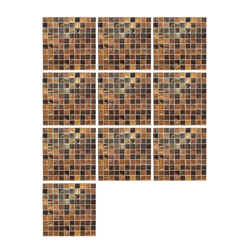 

10 Pcs/Set Self Adhesive Tile Stickers