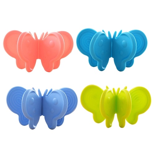

2 Pcs Random Color Silicone Anti-scald Heat Resistant Glove Clips