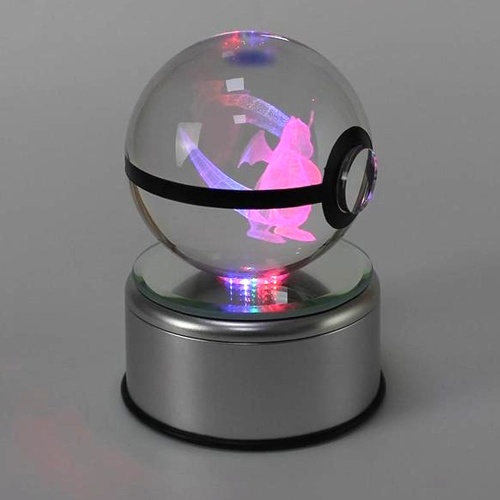 

3D Crystal Pokemon Elf Ball Night Light Home Desk Table Decor Balls