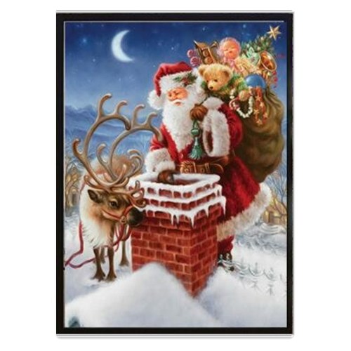 

Santa Claus Full Rhinestone Cross Stitch Diamond Painting Kit