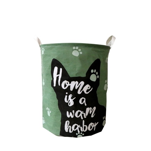 Fresh Style Dirty Clothes Folding Storage Bucket