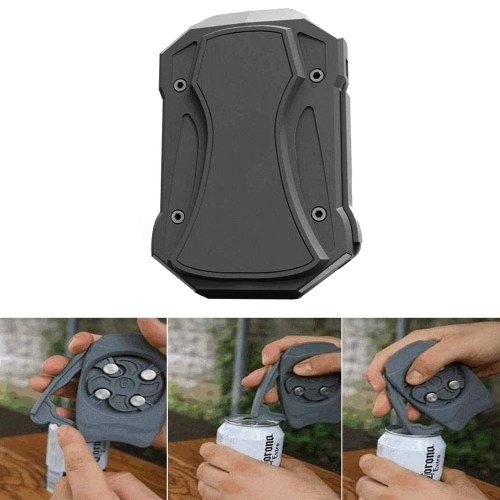 

Topless Can Opener Bar Tool, Safety Easy Manual ABS Can Opener, No Sharp Edge, Effortless Openers for Household Kitchen Outdoor Party