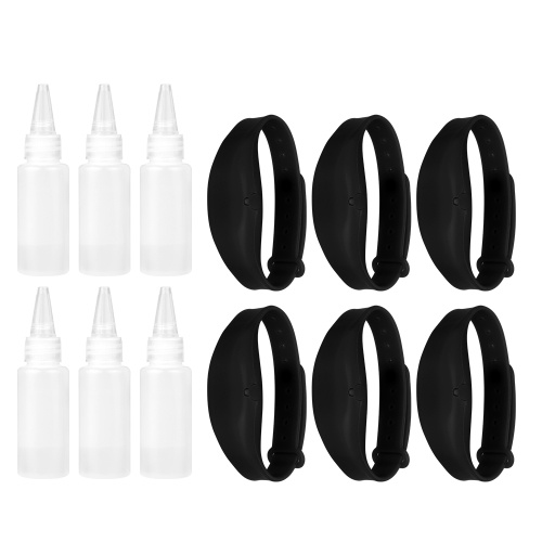 

Wristband Hand Dispenser Refillable Silicone Bracelet for Hand Washing