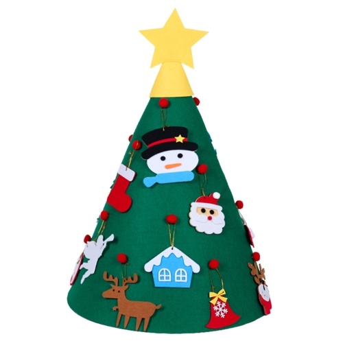 

35 Inch DIY Felt Christmas Tree Ornaments
