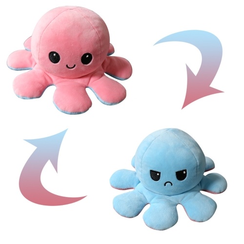 

Original Reversible Octopus Plushie Soft Plush Toy