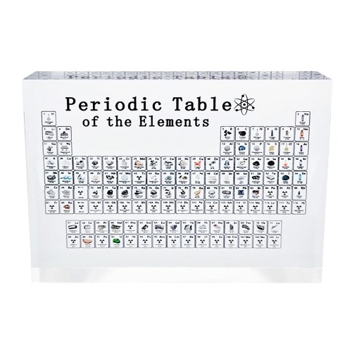 Acrylic Periodic Table of Elements Decoration