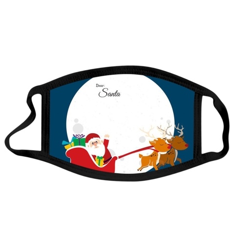 

Christmas Mask for Kids Christmas Printed Face Masks