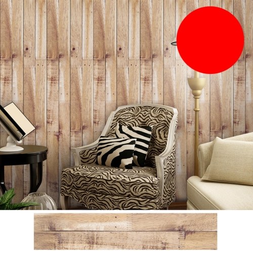 

1PC Self Adhesive Wood Grain Retro Tile Stickers