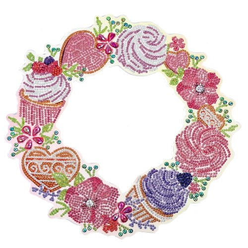 

Dot Drill DIY Garland Pattern PVC Expansion Sheet Diamond Painting Home Wall Decor