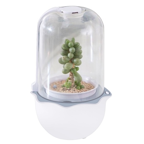 Succulent Pots with LED Grow Light Timer Fan Timer and Fan Small Indoor Plant Pots