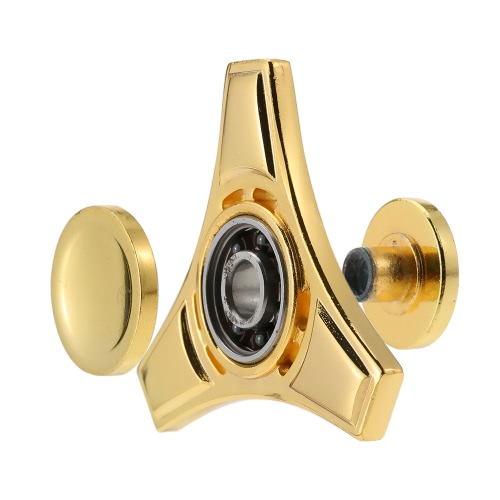 Metal Alloy Fidget Finger Hand Tri-Spinner EDC Pocket