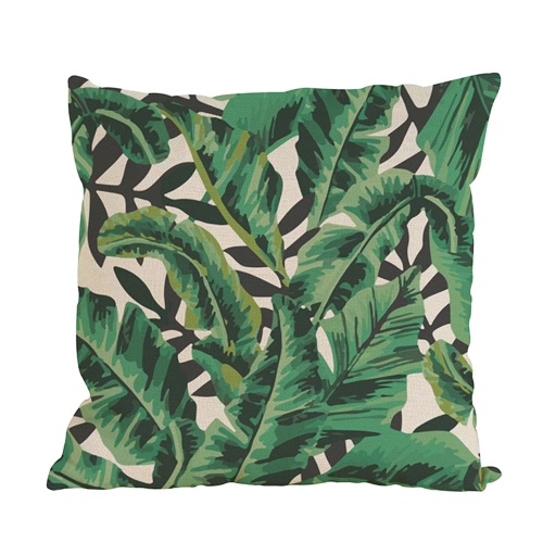 Ambiente naturale moda moderna Foresta verde selvaggia Flourish fresco Piante tropicali esuberanti Foglie Vigorous Life Vitalità sana Vita Cushion Throw Cuscino Cuscini Pillowcases Decorative per ufficio Home Office Divano Regali Sedili