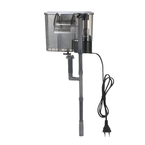 

7W 600L / H Hang-on Aquarium Filter 3-in-1 Внешний висячий фильтр для фильтра рыбы для фильтрации Аэрация Очистка масляной пленки