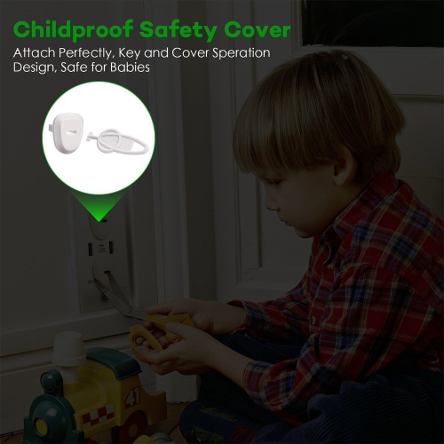 

Wall Mount Socket Plugs AC 15A Dual USB Charging Ports with Touch Control LED Nightlight US Plug