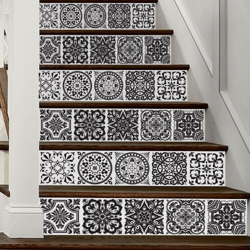 

6 Pcs/Set 3D Landscape Self-adhesive Stairs Risers Stickers