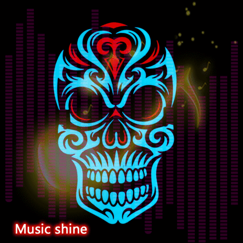 

LED Voice-activated Glow Mask Festival Performance Party EL Masks