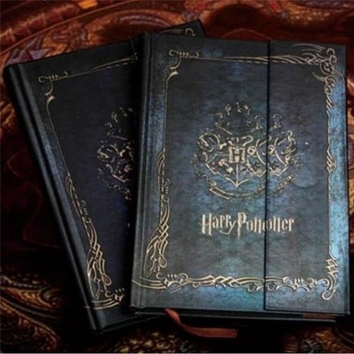 Vintage Harry Potter Magnetic Buttons Diary Schedule Notebook