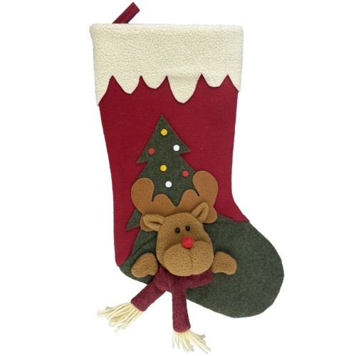

Large Christmas Stocking 19 inches Classic Xmas Stockings
