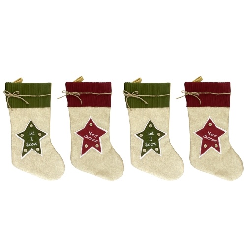 

Christmas Stockings 18'' Big Xmas Classic Stocking