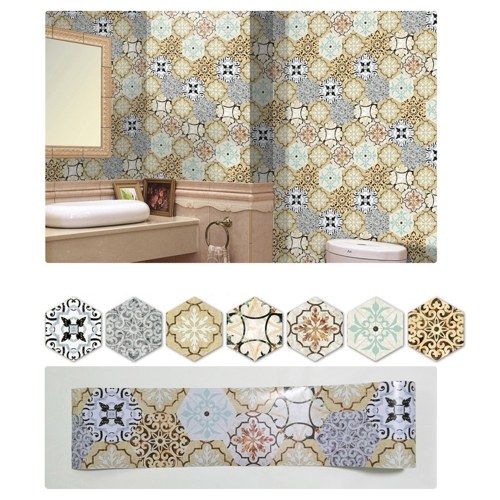 

1PC Self Adhesive Retro Tile Stickers