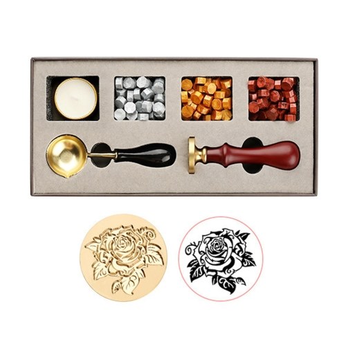 

Retro Letters Wax Seal Stamp Set