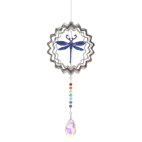 

DIY Diamond Painting Wind Chime Animal Pattern Drill Diamond Embroidery Kit DIY Home Hanging Decoration