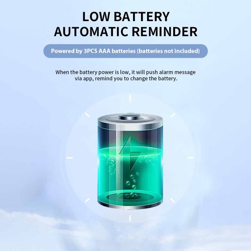 WiFi Thermometer Hygrometer TY App Smart Thermometer for Home LCD Backlight with Detachable Stand Digital Temperature Humidity Sensor Real-time Monitoring Recordin for Bedroom Greenhouse Garage 