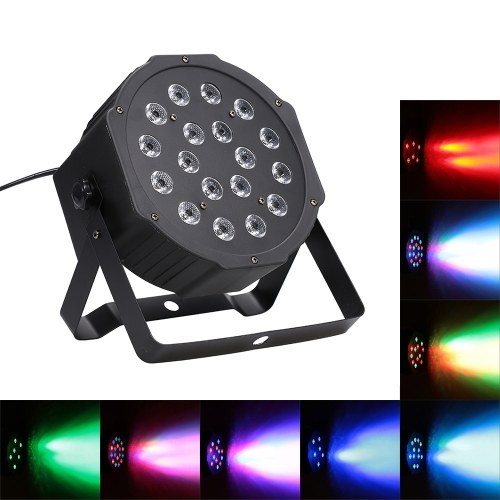 25W 18LEDs Professional DMX-512 RGB LED Stage PAR Light