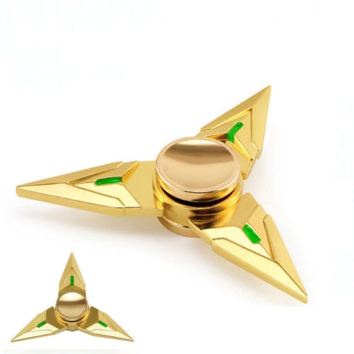 

Металлическая рука Fidget Finger Desk Spin Toy Tabletop Spinner Anti-Anxiety 360 ° Tri Triangle Focusing EDC Toy Focus для детей В
