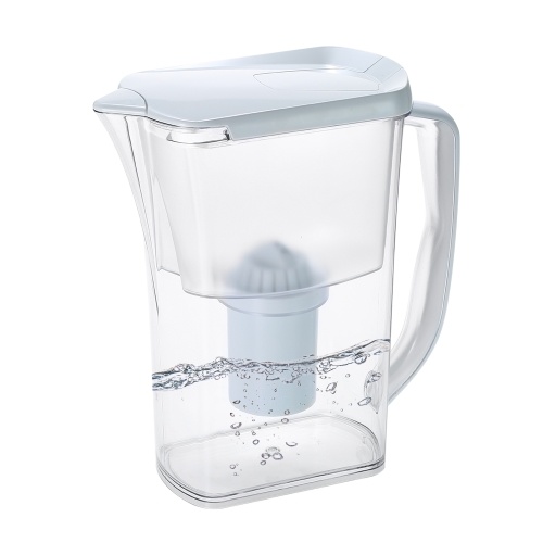 Wasserkrug Transparent Wasserfilter Krug Wasserflasche mit Kohlefilter Einfache Wasserfilter Luftreiniger Wasserfilter mit Filterelement