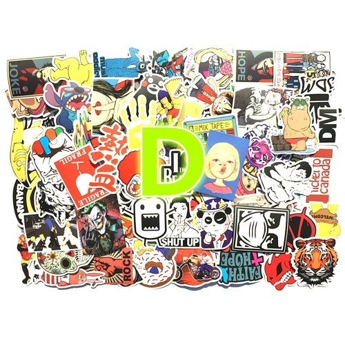 100 pcs Retro Motor Clássico Cartaz À Prova D 'Água Personalizado Rabisco Mala Do Vintage Adesivos de Skate Bagagem Frigorífico Telefone Styling Etiqueta Do Brinquedo Em Casa (Estilo D)