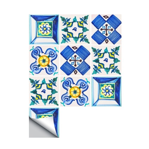 

10 Pcs/Set Self Adhesive Tile Stickers