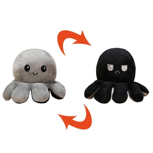 

Reversible Octopus Shaped Plush Toy