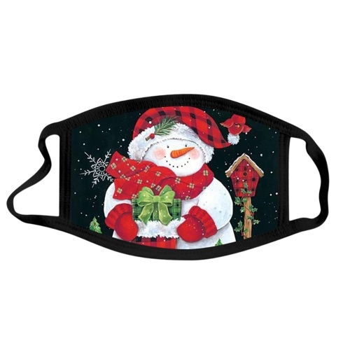 Christmas Mask for Kids Christmas Printed Face Masks