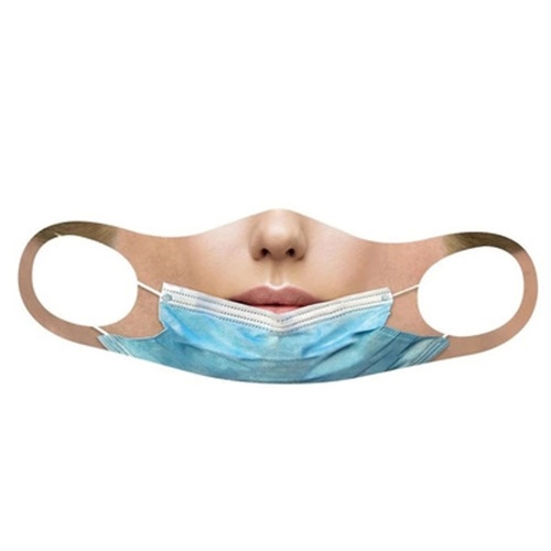 

Funny Expression Printed Face Cover Reusable Cotton Mouth Cover