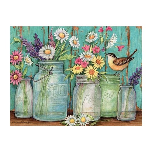 

12*16 Inch Flower DIY 5D Diamond Painting Kit Full Drill Diamond Painting Summer Flower Pattern Acrylic Rhinestone Mosaic Painting Craft Home Wall Decor Gift Frameless