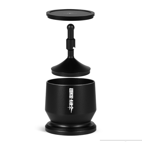 MHW-3BOMBER 58mm Aluminium Alloy Coffee Powder Picker Dosing Cup with Dosing Ring  Blind Shaker Coffee Powder Receiver Container Press Coffee Espresso Distribution Tool Fits 58mm Portafilter 