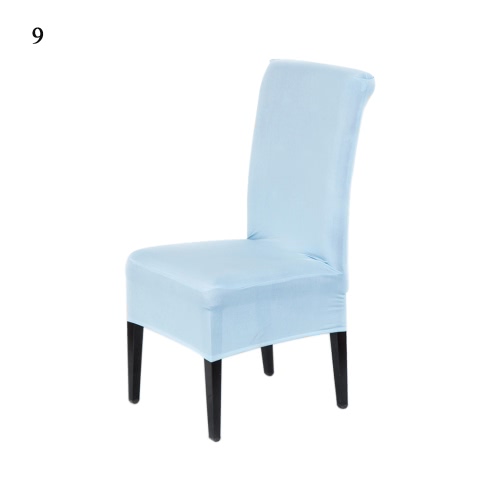 

Universal Removable Washable Elastic Cloth Stretch Chair Cover Slipcover 20 Colors Available Home Dining Room Hotel Wedding Banquet Party Decorations