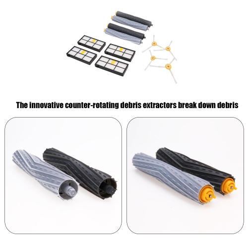 

House Cleaning Helper Clean Machine Convenient Cleaning-accessories Extractor Set Brush Filter Kit For IRobot Roomba 800 Series Screen Tool