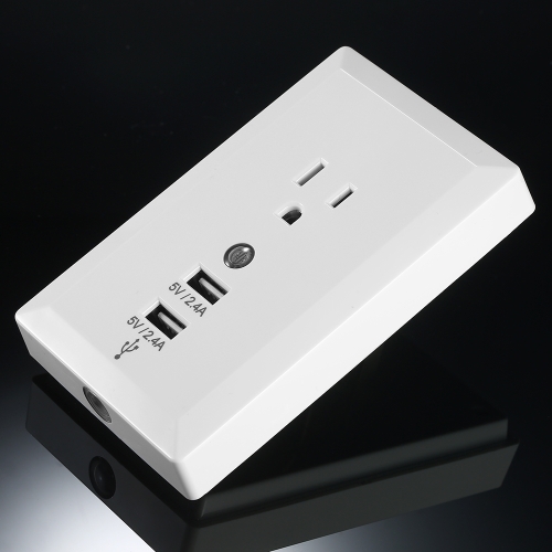 

Socket Wireless Home Plug Socket with Night Light Adaptor Plug with USB Interface