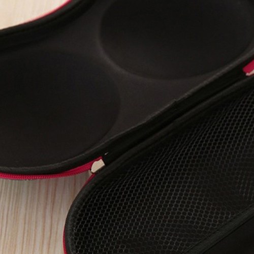 

Colorful Pattern Underwear Storage Box Portable Bra Bag with Mesh and Handle for Travel Fitness