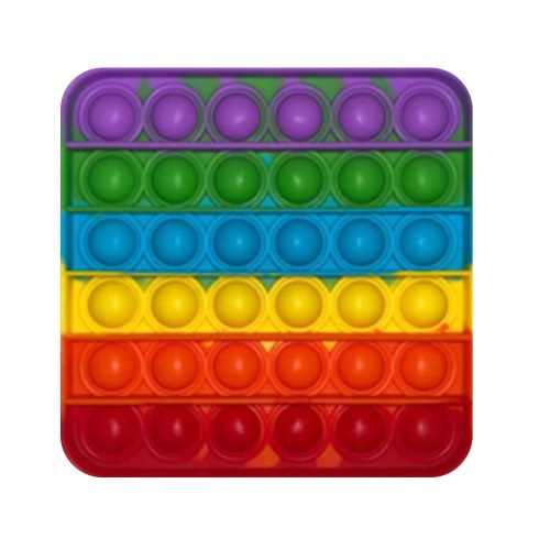 Pop Bubble Fidget Sensory Toy (Square，Color)