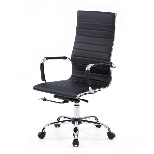 iKayaa Luxury Ergonomic PU Leather Office Executive Computer Desk Chair