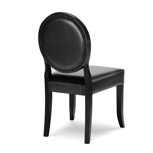 

iKayaa Классический Античный стиль Tufted Кухня Стул Кожа PU Accent Председатель Боковой Гостиная Председатель W / Rubber Wood Leg