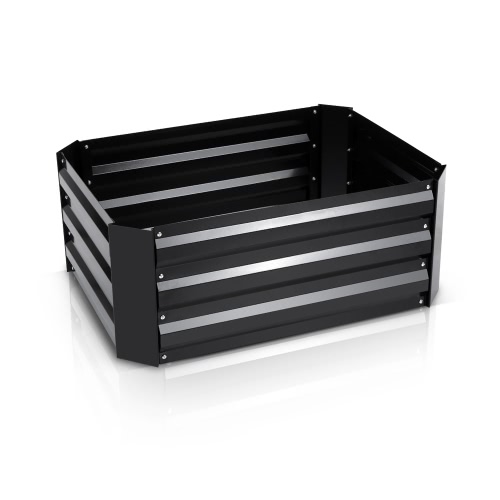 

iKayaa Rectangle Metal Raised Garden Bed Vegetable Flower Herb Planter Kit 75*56.5*30cm（L* W* H）