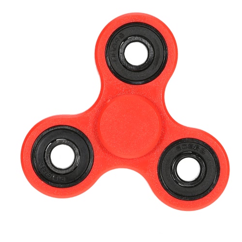 Tri Finger Spinner Fidget Toy High Quality Hybrid Ceramic Bearing Spin Widget Focus Toy EDC Pocket Desktoy Gift for ADHD Children Adults Compact One Hand Fast Spinning