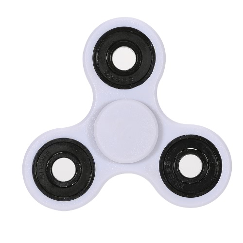 Tri Finger Spinner Fidget Toy High Quality Hybrid Ceramic Bearing Spin Widget Focus Toy EDC Pocket Desktoy Gift for ADHD Children Adults Compact One Hand Fast Spinning