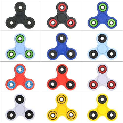 

Tri Finger Spinner Fidget Toy High Quality Hybrid Ceramic Bearing Spin Widget Focus Toy EDC Pocket Desktoy Gift for ADHD Children Adults Compact One Hand Fast Spinning